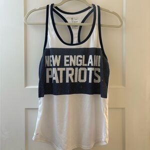Nike Dri-FIT New England Patriots Tank Top - White and Navy